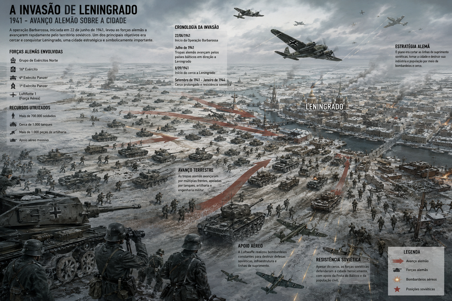 Invasão de Leningrado pela Alemanha na Segunda Guerra Mundial
